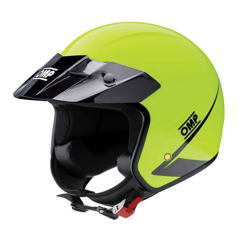 OMP SC0-0617-A01-099-XL Open-Face Karting Helmet Star MY2024, Fluo Yellow, Size XL Photo-0