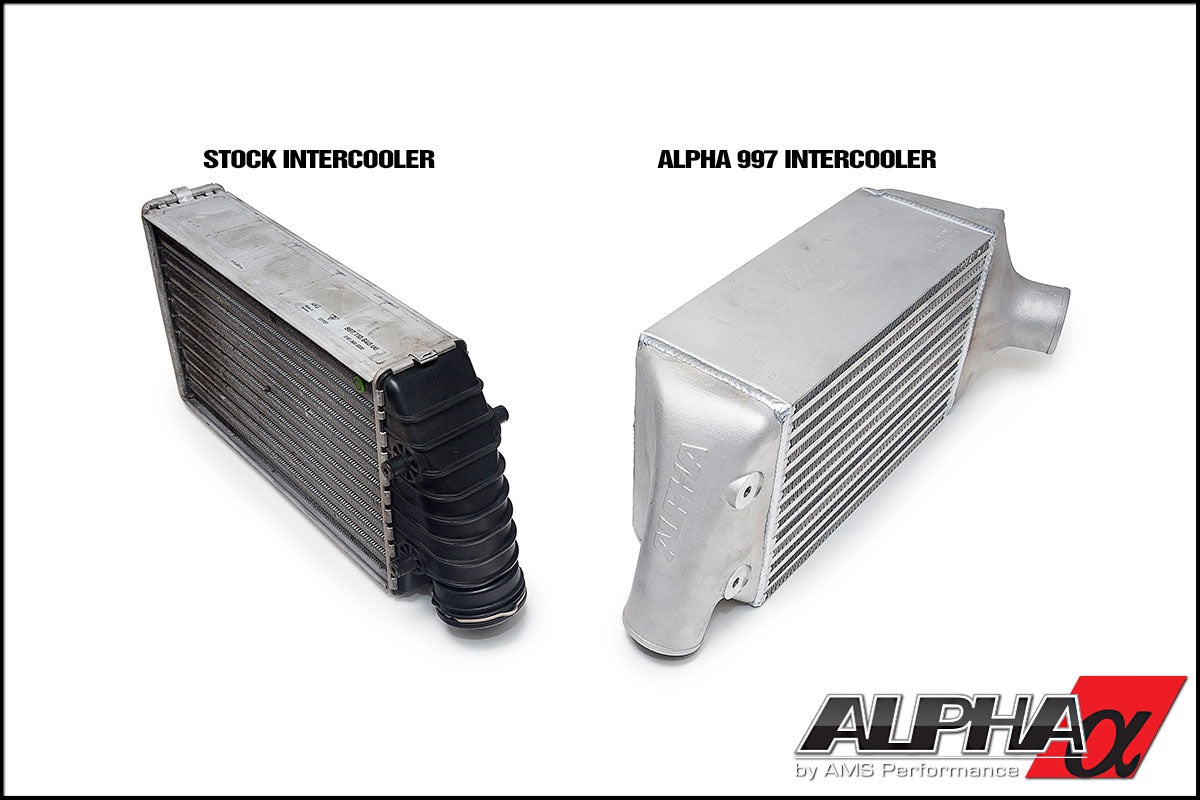 AMS ALP.09.09.0001-2 Intercooler system for Stock Framed Turbos for PORSCHE 997.1 Photo-1