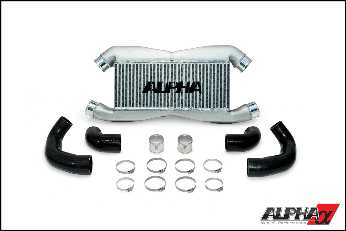 AMS ALP.07.09.0007-2 Front Mount Intercooler for Stock IC piping NISSAN R35 GT-R (with logo) Photo-1