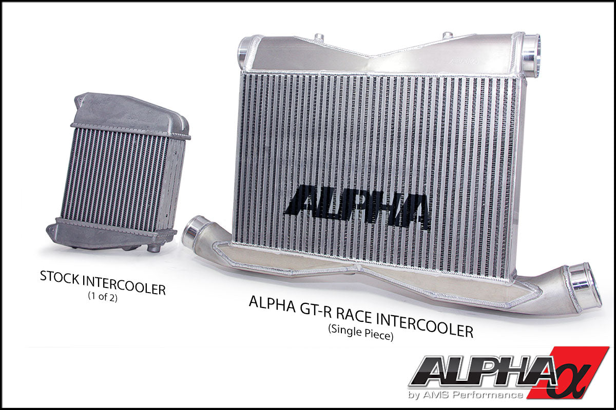 AMS ALP.07.09.0008-1 Front Mount Intercooler Upgrade (With Logo) for NISSAN GT-R (R35) 2009-2011 Photo-1