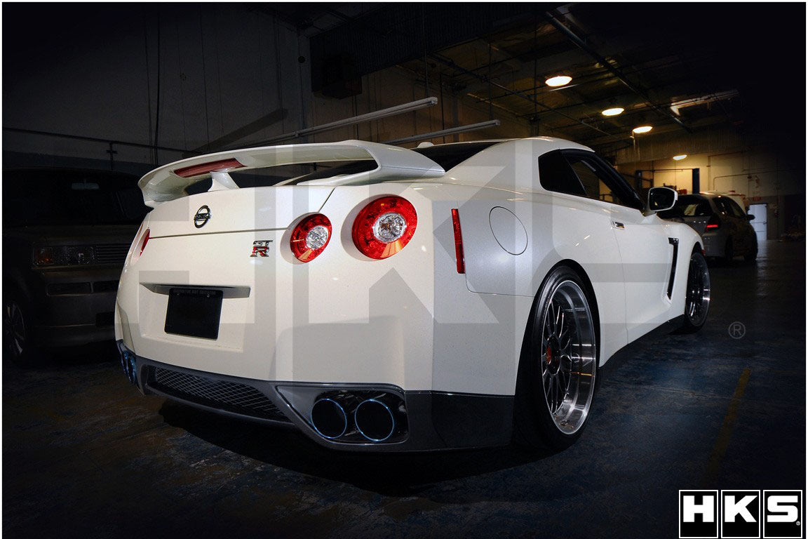 HKS 31021-KN001 Legamax Premium exhaust for NISSAN R35 GT-R (titanium tips) Photo-2