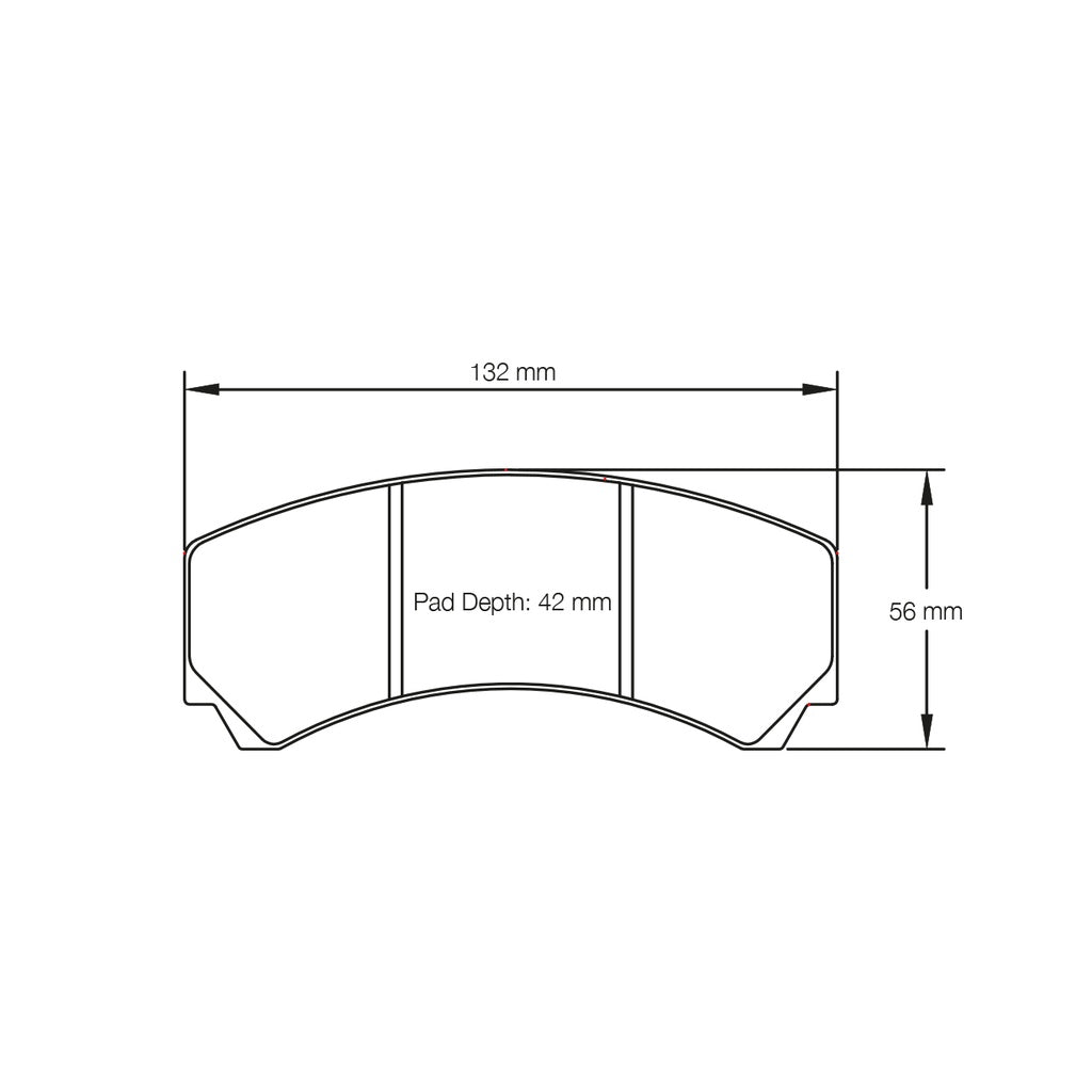 PAGID 2126-RSL1 Brake Pads RSL1 for Caliper AP Racing CP9449 Photo-1