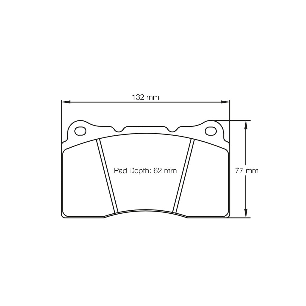 PAGID 2487-RSL29 Brake Pads RSL29 for FERRARI 458/488 Challenge/EVO / SUBARU STI / MITSUBISHI EVO X / AUDI TTRS (8J) Photo-1