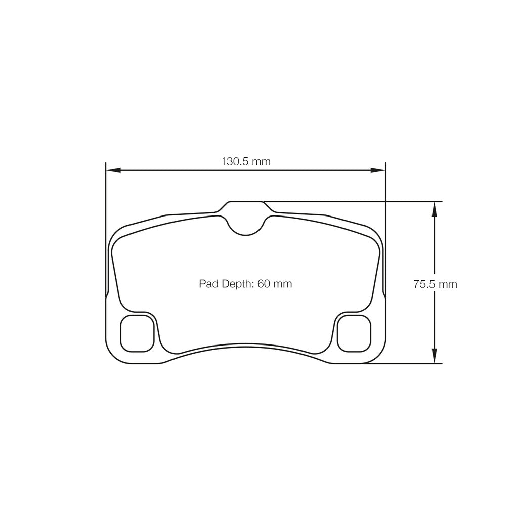 PAGID 8006-RSL29 Rear Brake Pads RSL29 for PORSCHE 911 GT3 / GT3RS / GT2 / GT2RS / Turbo (997) Photo-1