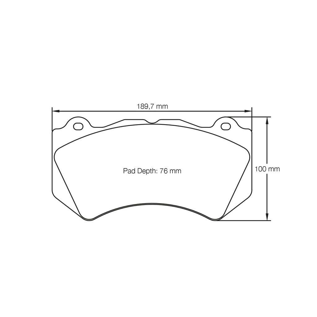 PAGID 8083-RSC1 Front Brake Pads for FERRARI ENZO / F430 Ceramic Brakes Photo-1