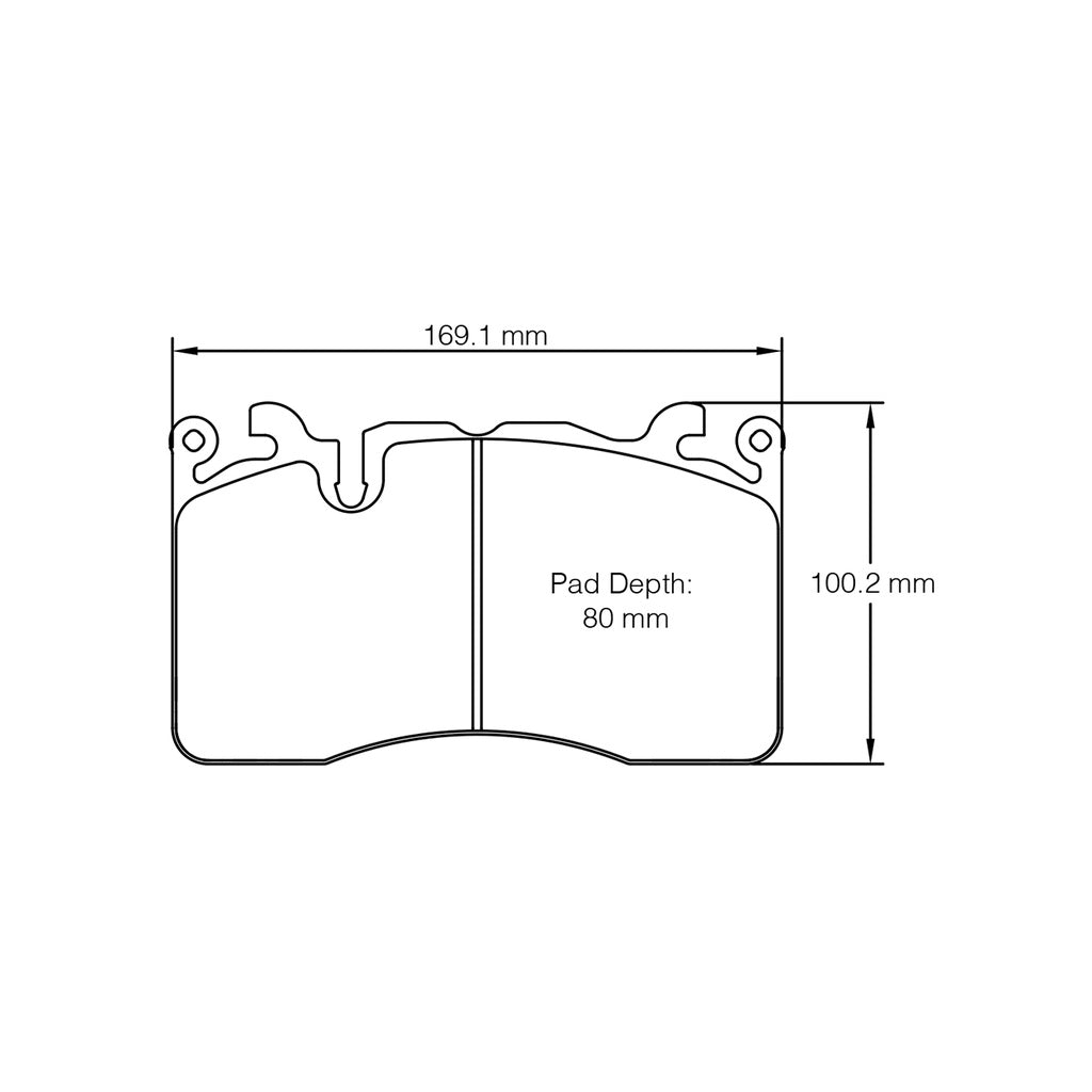 PAGID 8269-RSC1 Front Brake Pads RSC1 for MCLAREN 600LT / 720S / 620R Photo-1