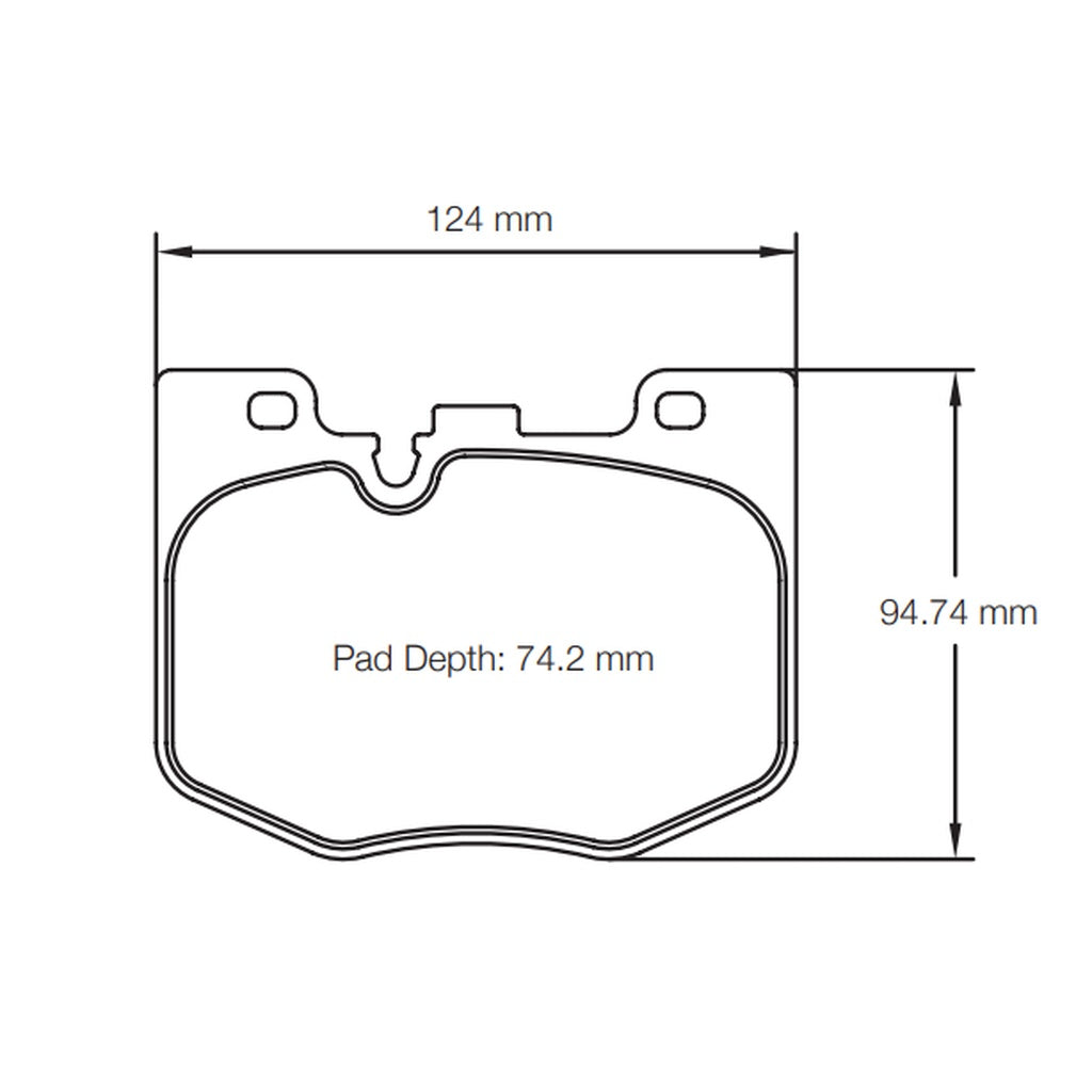 PAGID 8275-RSC1 Front brake pads RSC1 BMW 3 Series (G20/G21) 4 Series Coupe (G22/G23/G82) / TOYOTA GR Supra Photo-1