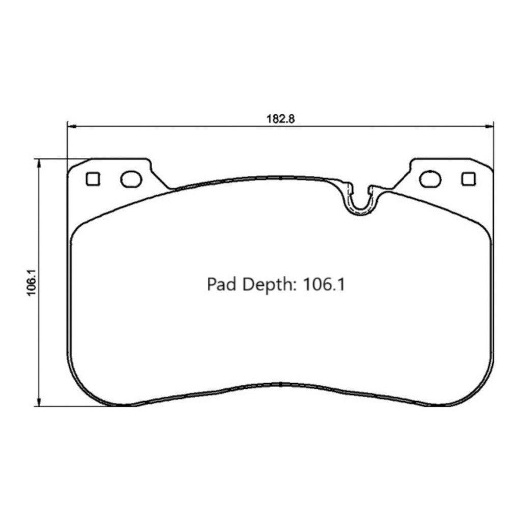PAGID 8288-RSL29 Front Brake Pads RSL29 for BMW M5 (F90) / M8 (G14) Photo-1