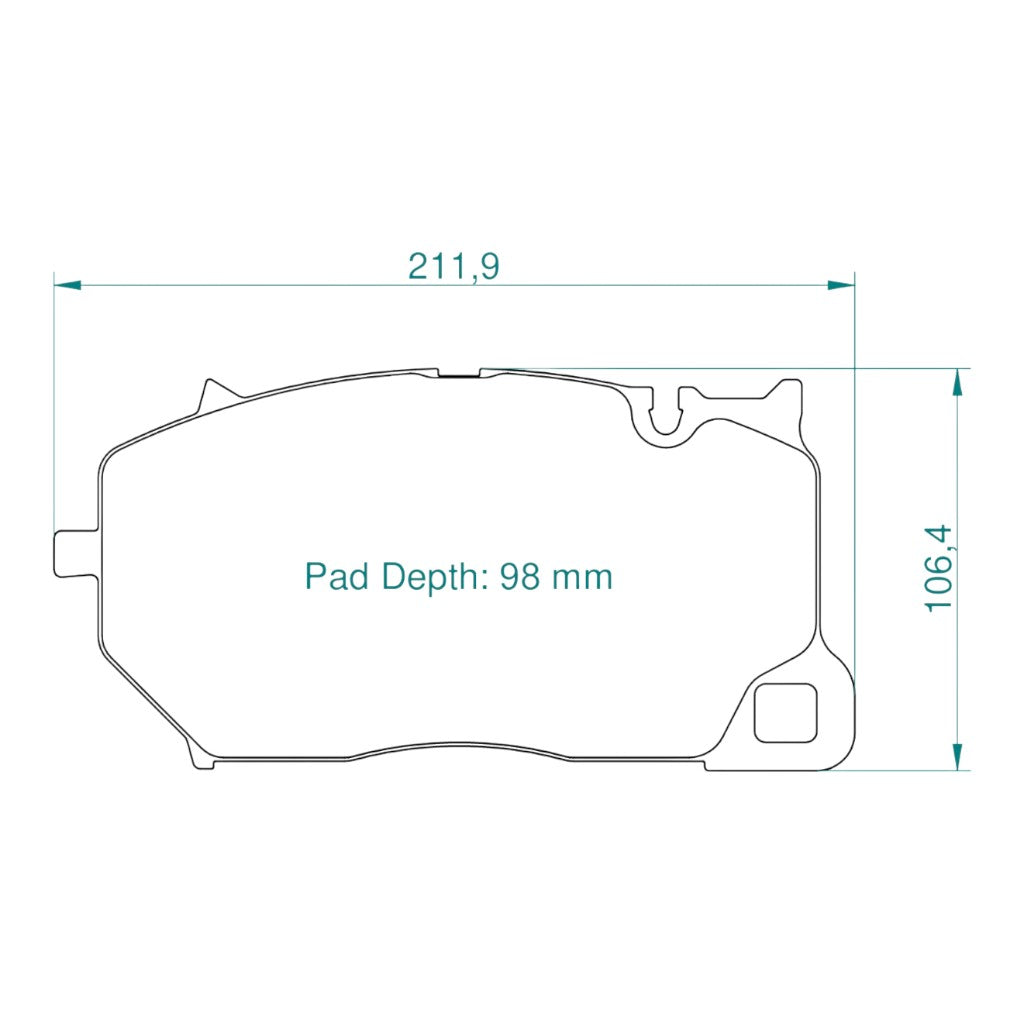 PAGID 8295-RSC1 Front Brake Pads RSC1 for LAMBORGHINI Urus / BENTLEY Bentayga / PORSCHE Cayenne GTS / Cayenne Turbo S / AUDI RSQ8 (4M) / RS6 / RS7 (C8) Photo-1
