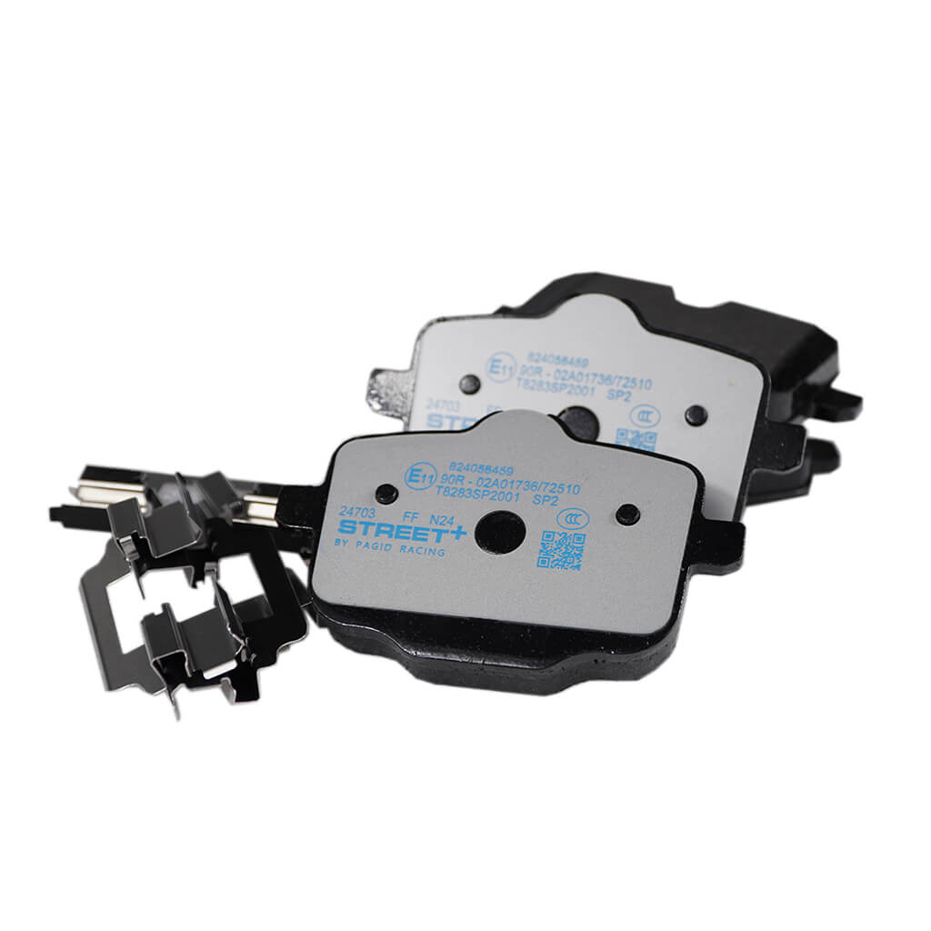 PAGID T8283SP2001 Rear Brake Pads for BMW M2 (G87) / M3 (G80) / M4 (G82) / M5 (F10) / M6 (F13) (STREET+) Photo-0