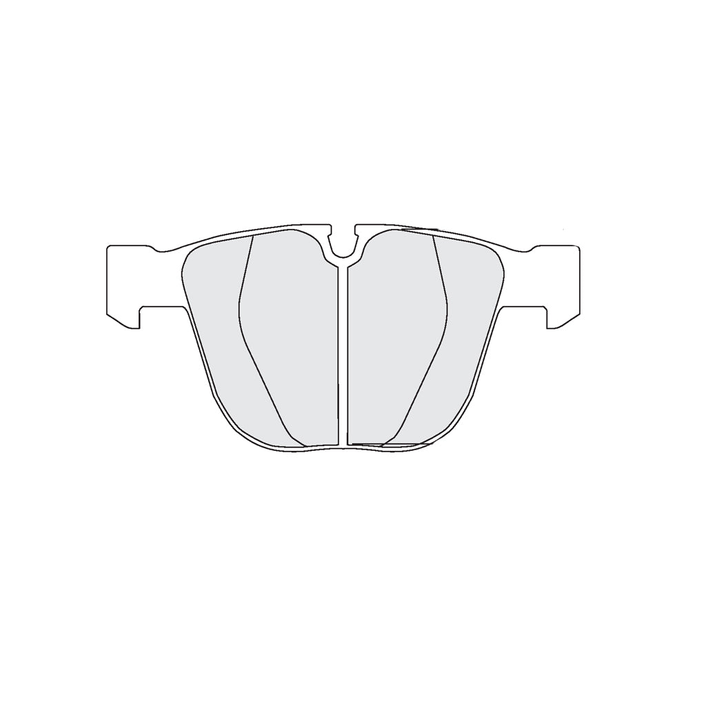 PFC 0919.332.16.44 Rear Brake Pads Race 332 CMPD 16 mm for BMW M3 (E90 / E92 / E93) 2008-2013 Photo-1