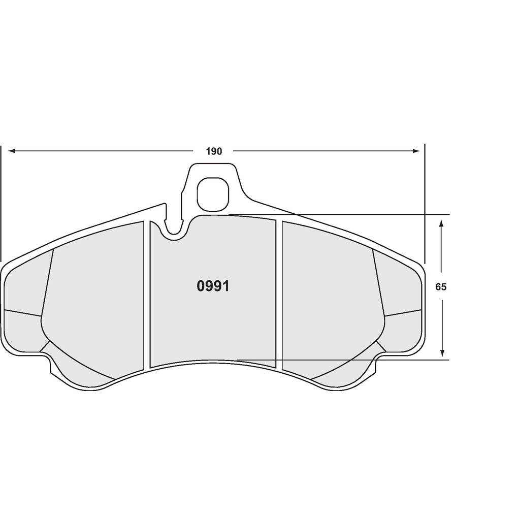 PFC 0991.68.17.64 Front Brake Pads for PORSCHE 911 GT2 / GT3 / GT3RS (997) (68 Compound, 17 mm) Photo-0