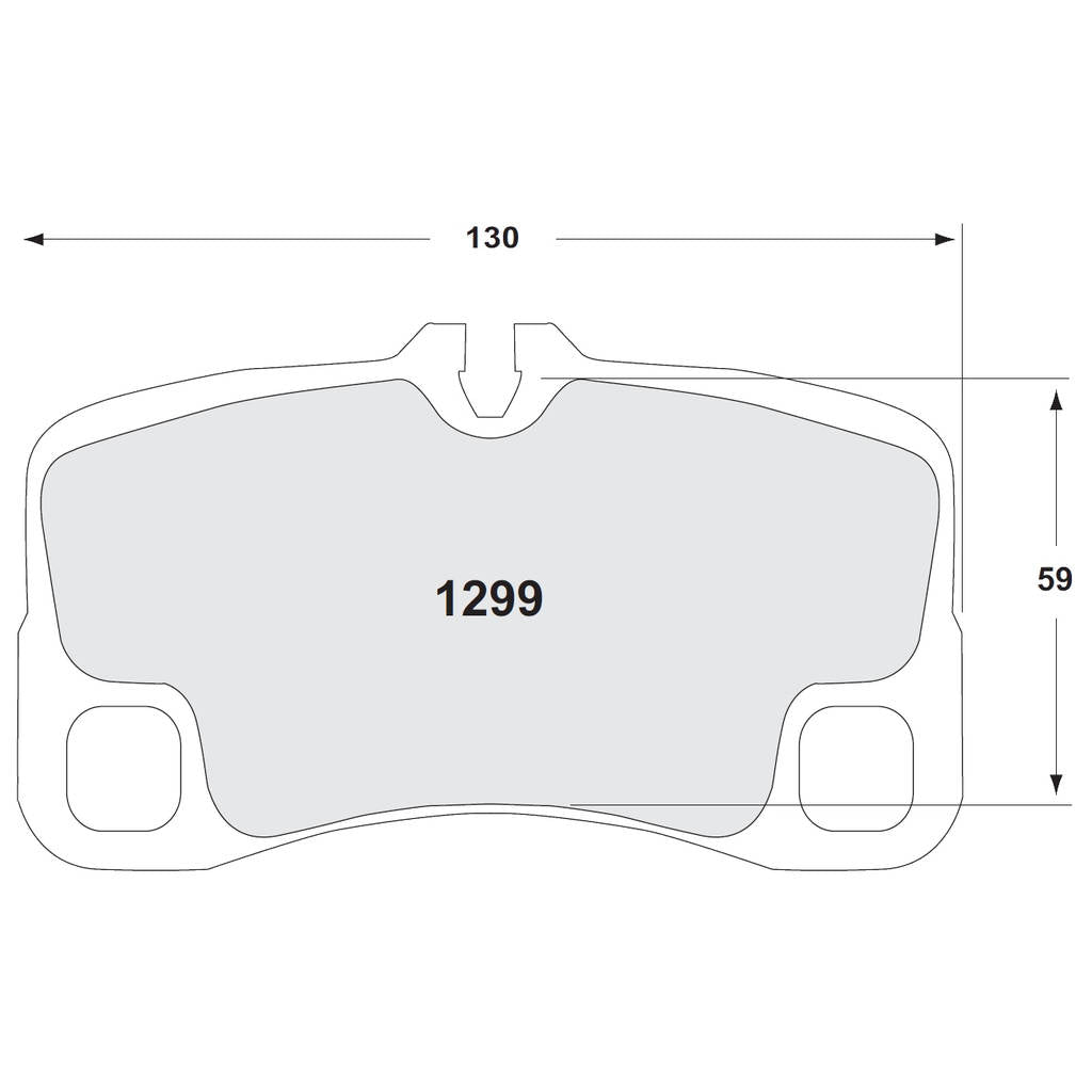 PFC 1299.68.18.64 Rear Brake Pads for PORSCHE 911 GT2 / GT2RS / GT3 / GT3RS / Turbo (997) (68 Compound, 18 mm) Photo-0
