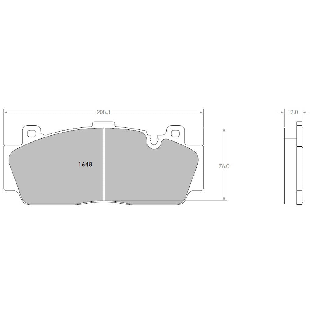 PFC 1648.68.19.64 Front Brake Pads for BMW M2 Competition (F87) (68 Compound, 18 mm) Photo-0