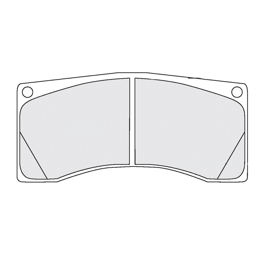 PFC 7700.19.26.44 Rear Brake Pads 19 CMPD 26 mm for PORSCHE 911 GT3 Cup (992) / GT3R (991 / 992) Photo-0