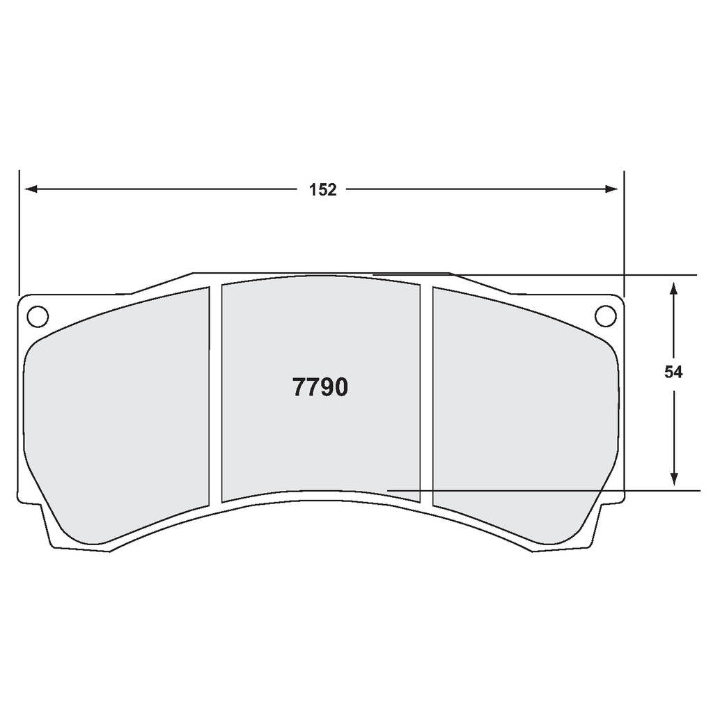 PFC 7790.68.17.64 Front Brake Pads for LOTUS Emira GT4 (Type 131) 2024-2026 (68 Compound, 17 mm) Photo-0