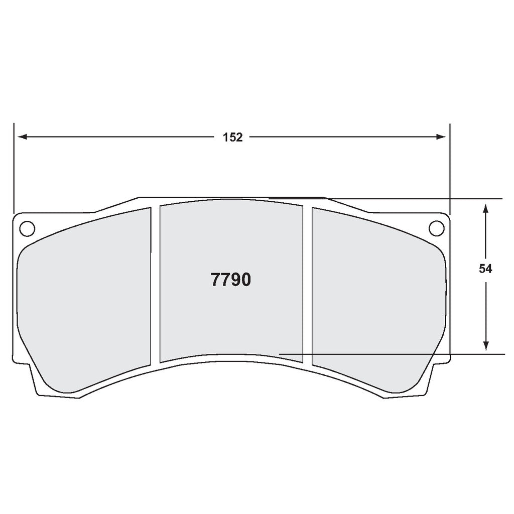 PFC 7790.39.29.44 Brake Pads 39 CMPD 29 mm Photo-1