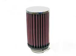 K&N RC-0410 UNIVERSAL Clamp-On Air Filter 1-7/8"FLG, 3"OD, 5"H Photo-0
