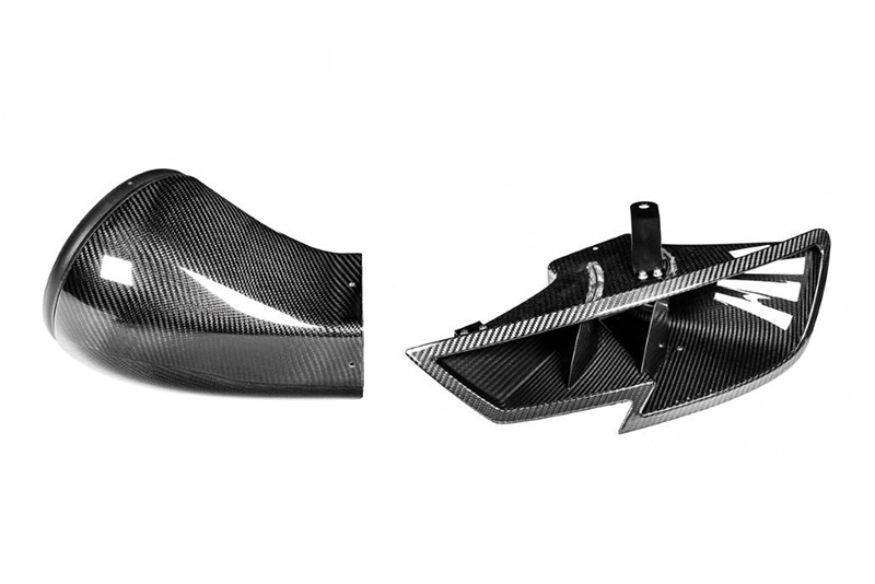 EVENTURI EVE-ST38V8S-CF-HDP Headlamp Race Ducts AUDI RS3 Stage 3 intake (carbon fiber) Photo-2