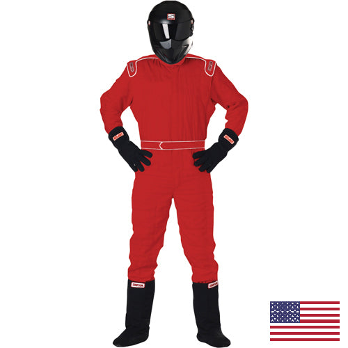 SIMPSON 4803531 DRAG ONE PIECE Racing suit, SFI 3.2A/20, red, size XXL Photo-0