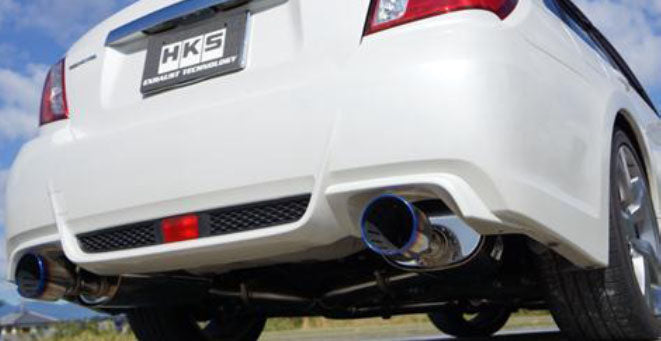 HKS 31029-AF008 Ehaust System Super Turbo Muffler for SUBARU Impreza WRX STI ( GVF) 2011-2014 Photo-3