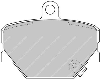 FERODO FDS1162 Front Brake Pads DS Performance for SMART Fortwo (450) / City Coupe (450) Photo-0