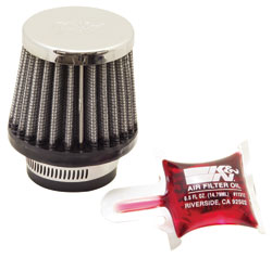 K&N RC-0790 UNIVERSAL Clamp-On Air Filter 1-3/8"FLG, 2-1/2"B, 2"T, 2-1/4"H Photo-0