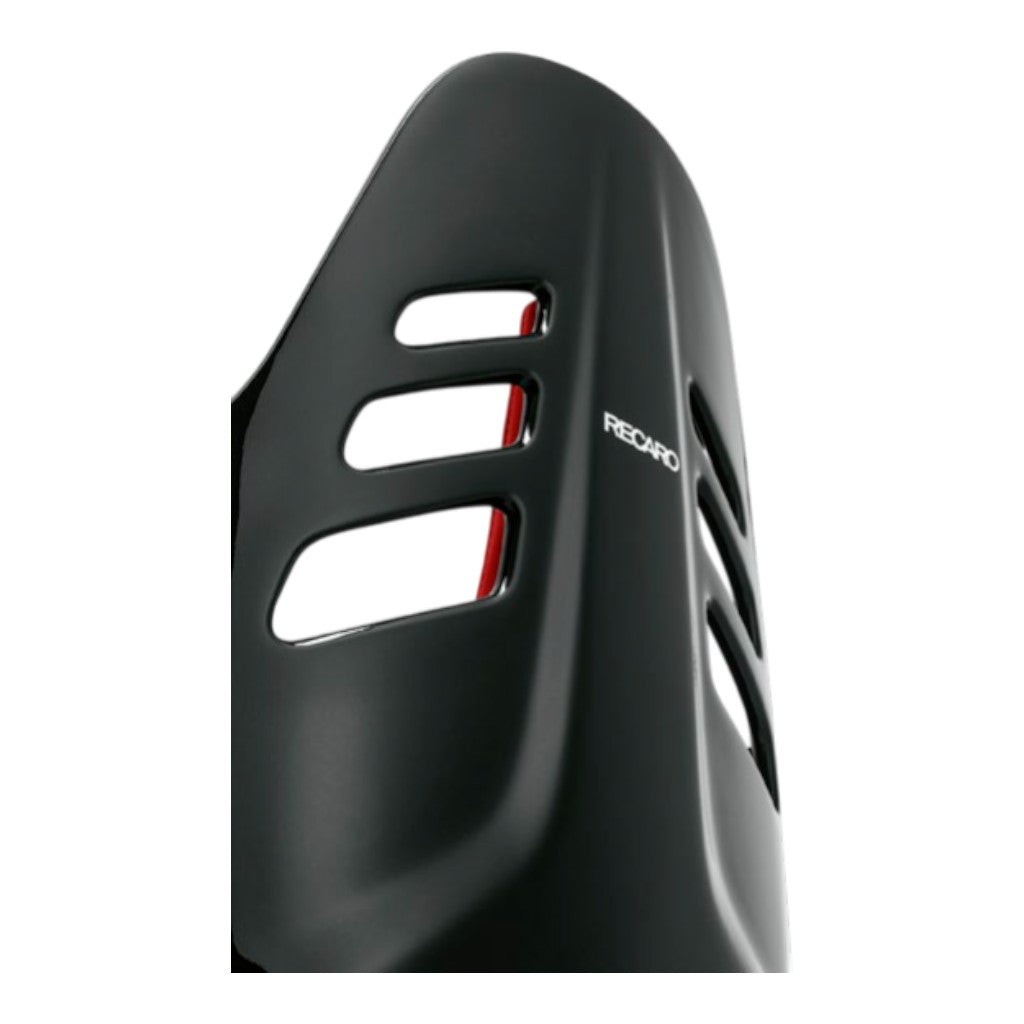 RECARO 076.32.2B22 Race Seat Podium GF Right Side (ABE / FIA 8855-1999) SAB, Black Alcantara / Red Leather, Size L Photo-1