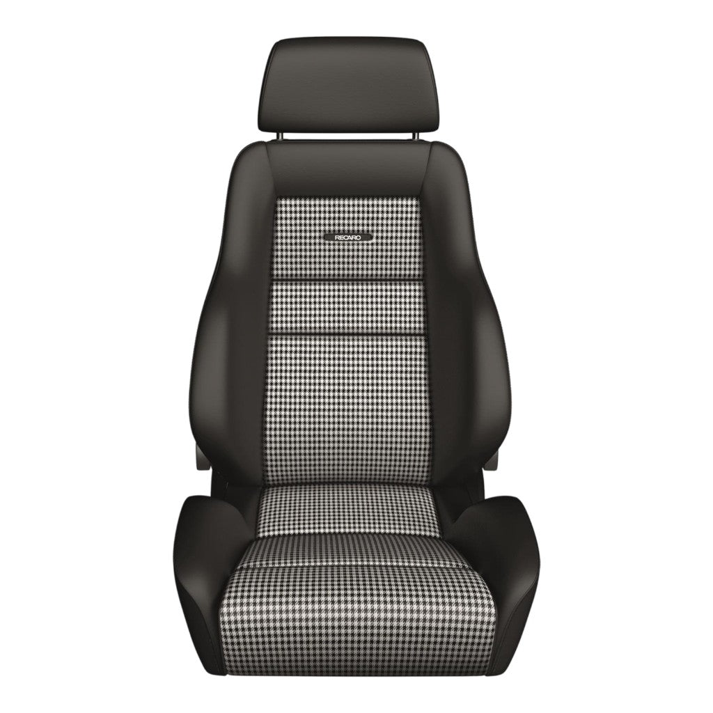 RECARO 089.00.0B25 Seat Classic LS, Leather Black / Pepita Photo-1
