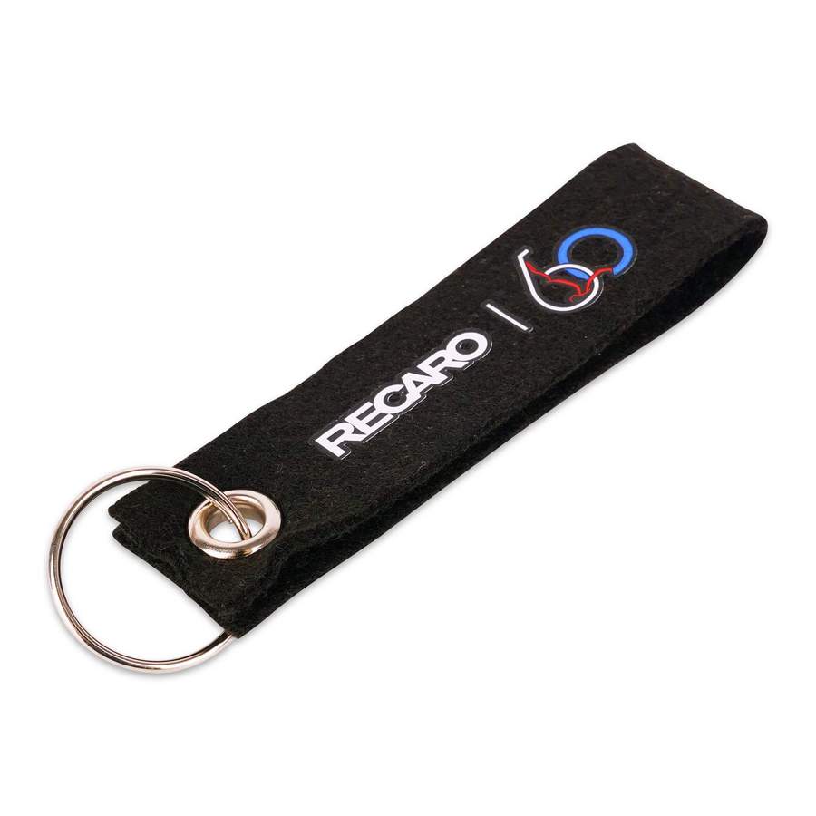 RECARO 21000656 Recaro Key ring Le Mans, Felt Photo-0