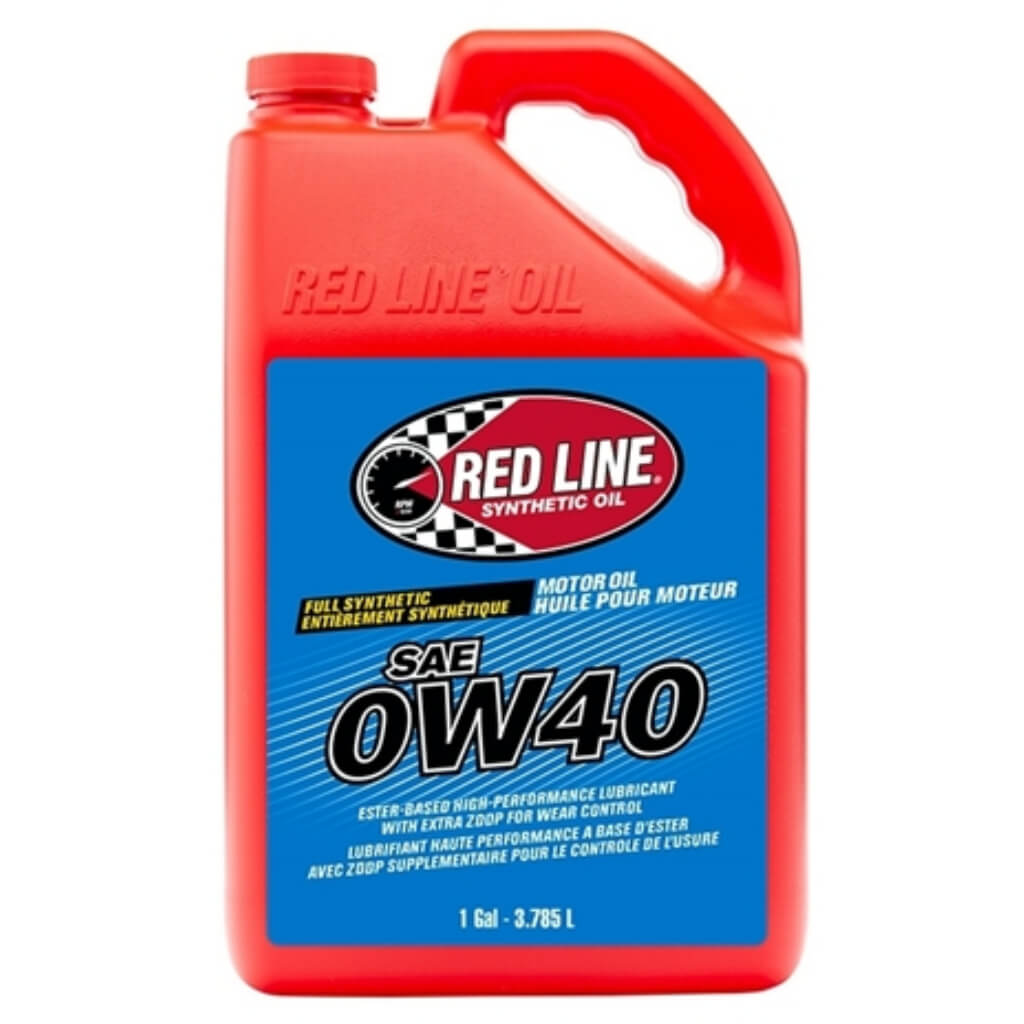 RED LINE OIL 11105 High Performance Motor Oil 0W40 3.8 L (1 gal) Photo-0