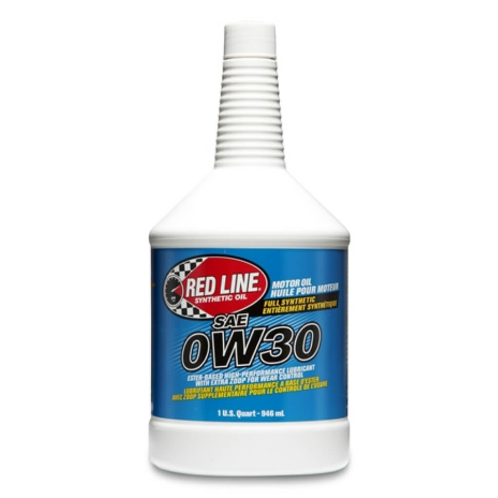 RED LINE OIL 11114 High Performance Motor Oil 0W30 0.95 L (1 qt) Photo-0