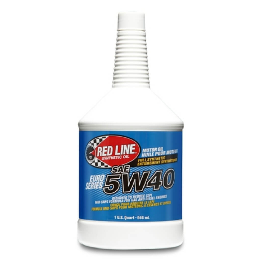 RED LINE OIL 12404 High Performance Euro Series Motor Oil 5W40 0.95 L (1 qt) Photo-0