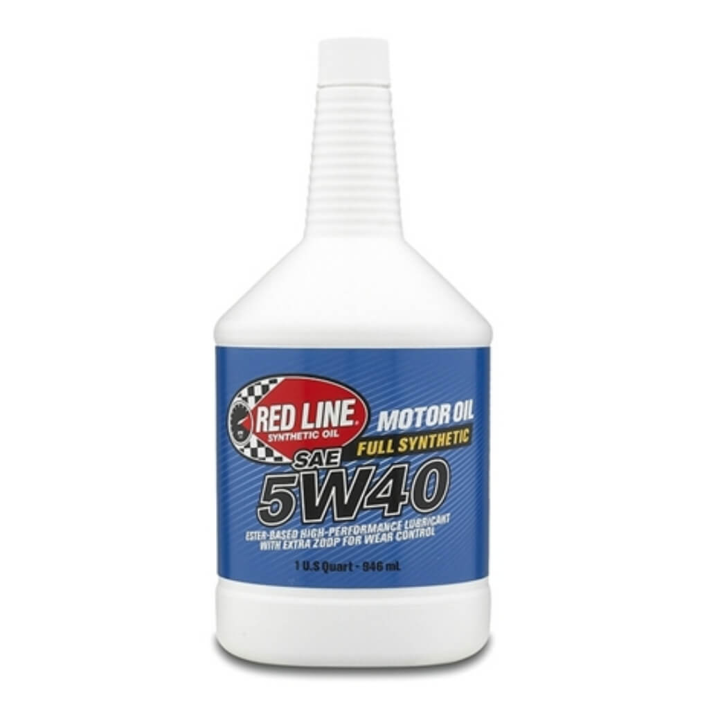 RED LINE OIL 15404 High Performance Motor Oil 5W40 0.95 L (1 qt) Photo-0