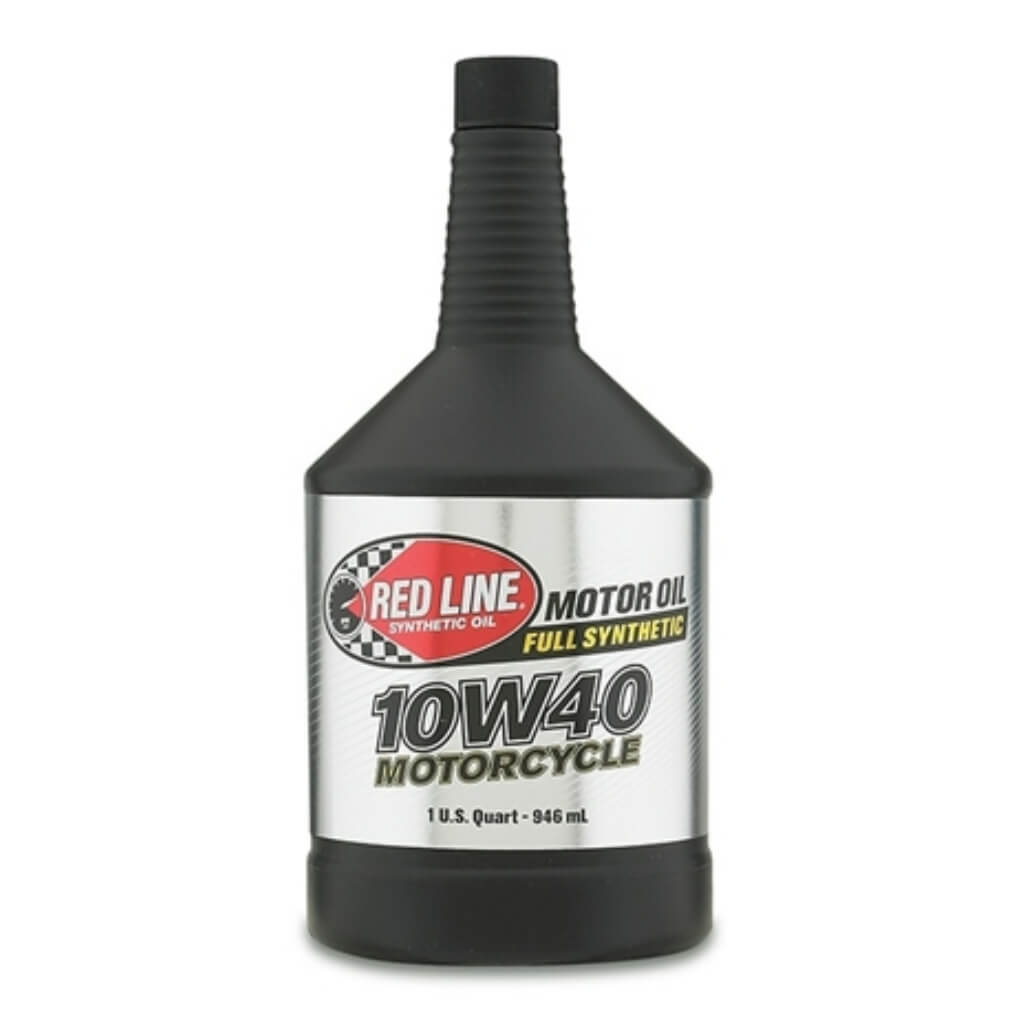 RED LINE OIL 42404 Motorcycle Motor Oil 10W40 0.95 L (1 qt) Photo-0