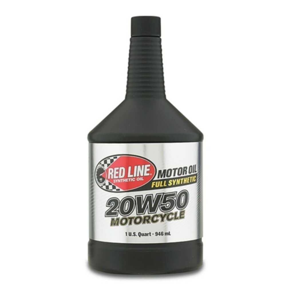 RED LINE OIL 42504 Motorcycle Motor Oil 20W50 0.95 L (1 qt) Photo-0