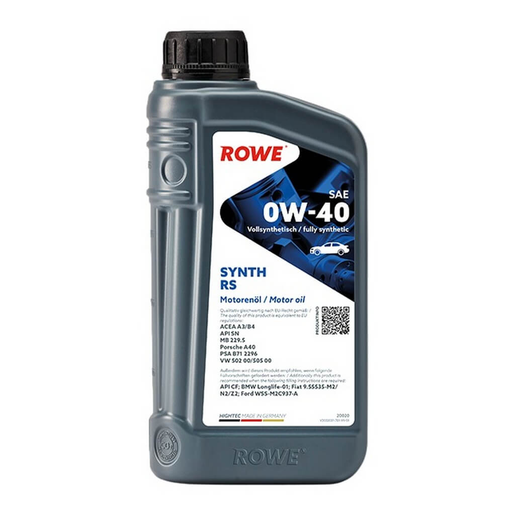 ROWE 20020-0010-99 Engine Oil Hightec Synt RS SAE 0W-40 (1 Ltr.) Photo-0