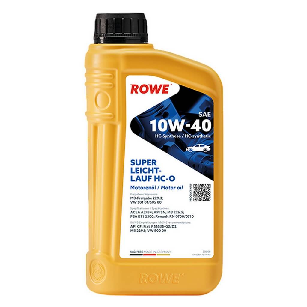 ROWE 20058-0010-99 Engine Oil Hightec Super Leichtlauf HC-O SAE 10W-40 (1 Ltr.) Photo-0