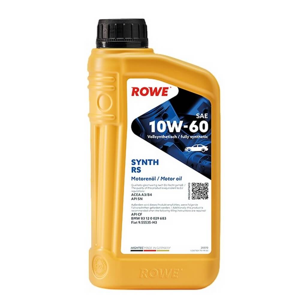 ROWE 20070-0010-99 Engine Oil Hightec Synt RS SAE 10W-60 (1 Ltr.) Photo-0
