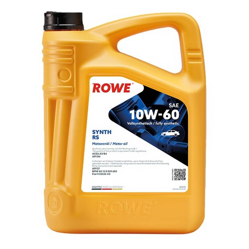 ROWE 20070-0050-99 Engine Oil Hightec Synt RS SAE 10W-60 (5 Ltr.) Photo-0