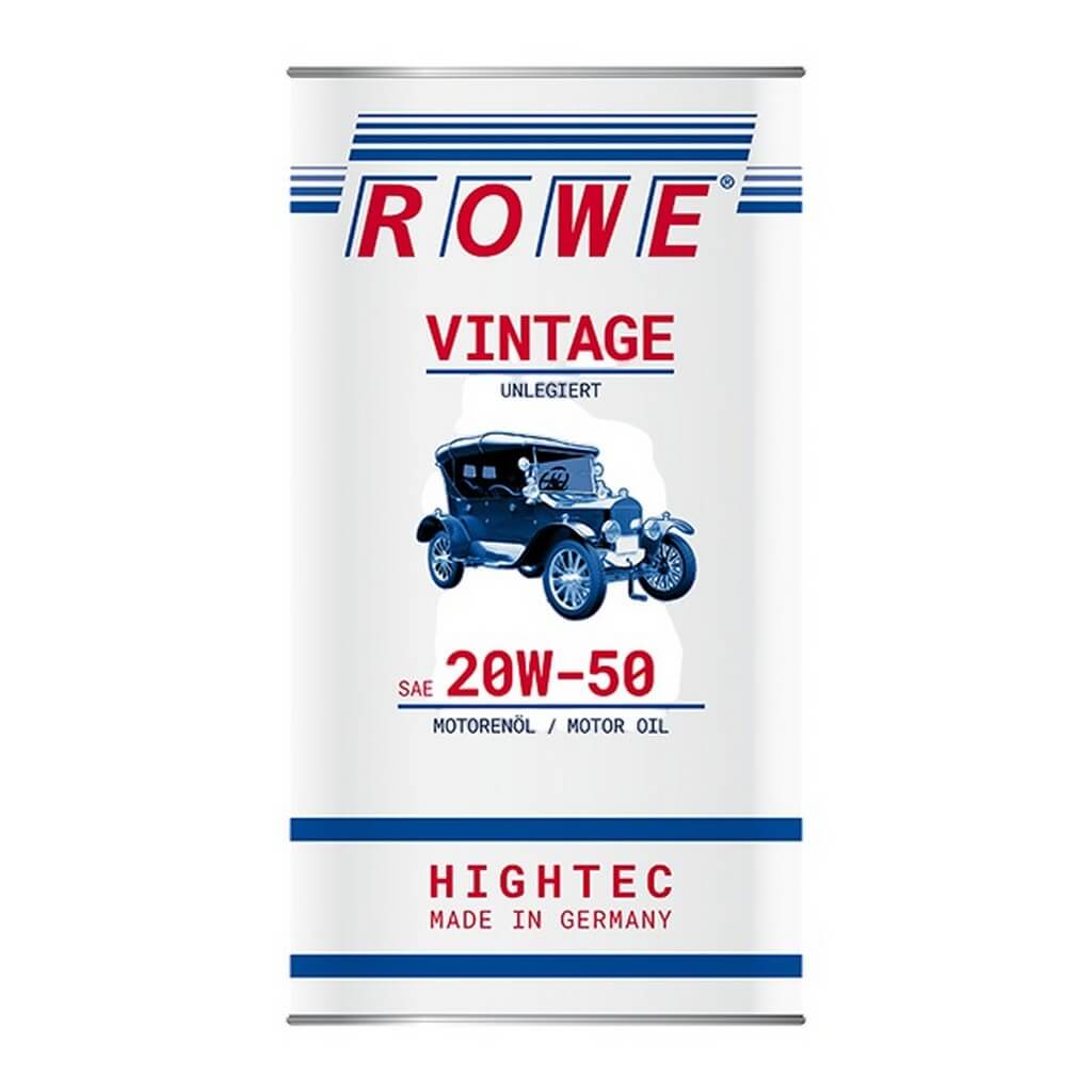 ROWE 20218-0050-03 Engine Oil Hightec Vintage SAE 20W-50, Unalloyed (5 Ltr.) Photo-0