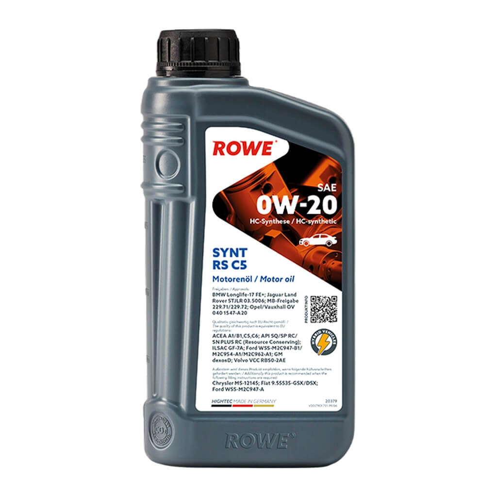 ROWE 20379-0010-99 Engine Oil Hightec Synt RS C5 SAE 0W-20 (1 Ltr.) Photo-0
