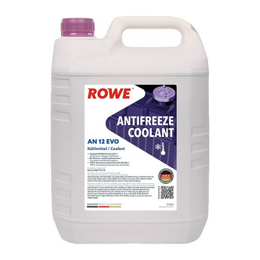 ROWE 21080-0050-99 Concentrated Antifreeze Coolant Hightec AN 12 EVO, Pink (5 Ltr.) Photo-0