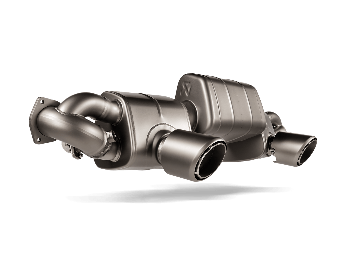 AKRAPOVIC S-PO/TI/24 Slip-On Race Line (Titanium) for PORSCHE 718 Cayman GT4RS 2022-2024 Photo-1