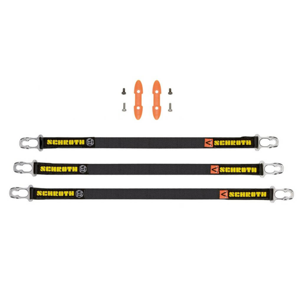 SCHROTH 00030-18 Sliding Tether HANS (Length: 18“) With SCHROTH Logo Photo-1