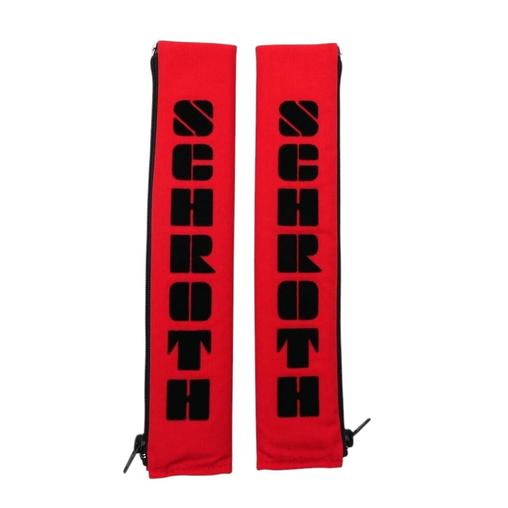 SCHROTH 02109 Shoulder Pads 50mm, Red/Black Logo Photo-0