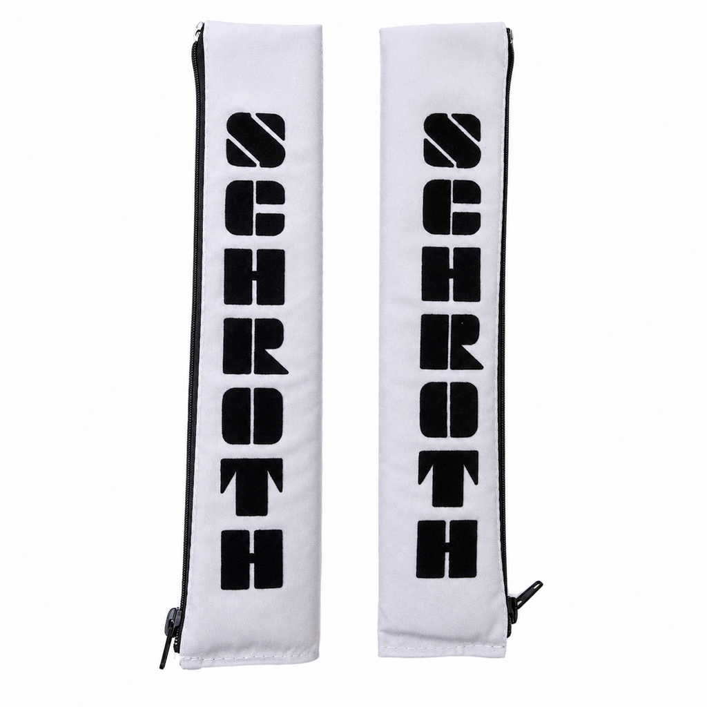 SCHROTH 09209 Shoulder Pads 50mm, Gray/Black Logo Photo-0