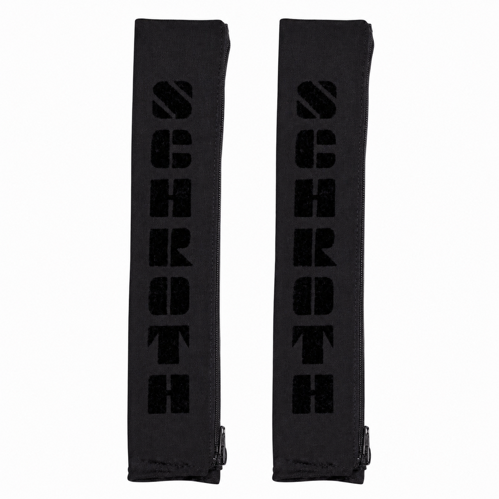 SCHROTH 09309 Shoulder Pads 50mm, Black/Black Logo Photo-0