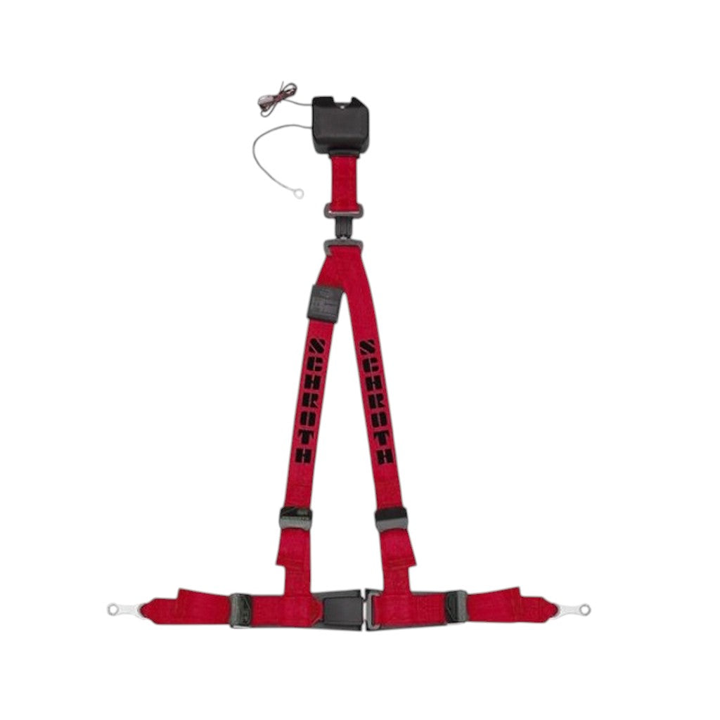 SCHROTH 11512 Seat Belt Autocontrol 2 ASM 3-Point 50mm Right, Red Photo-0