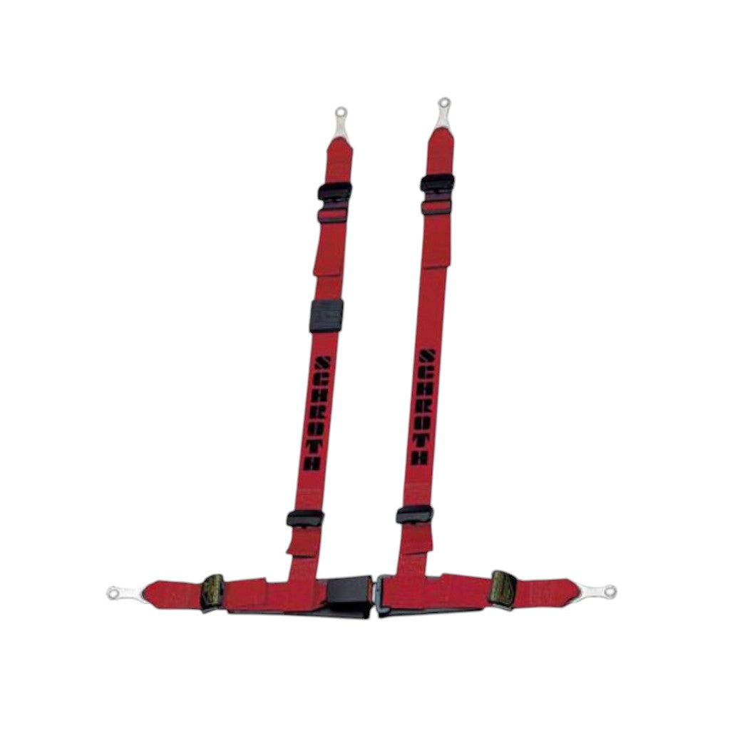 SCHROTH 13042E Racing Harness Rallye Cross ASM 4-Point 50mm Left, Red Photo-0